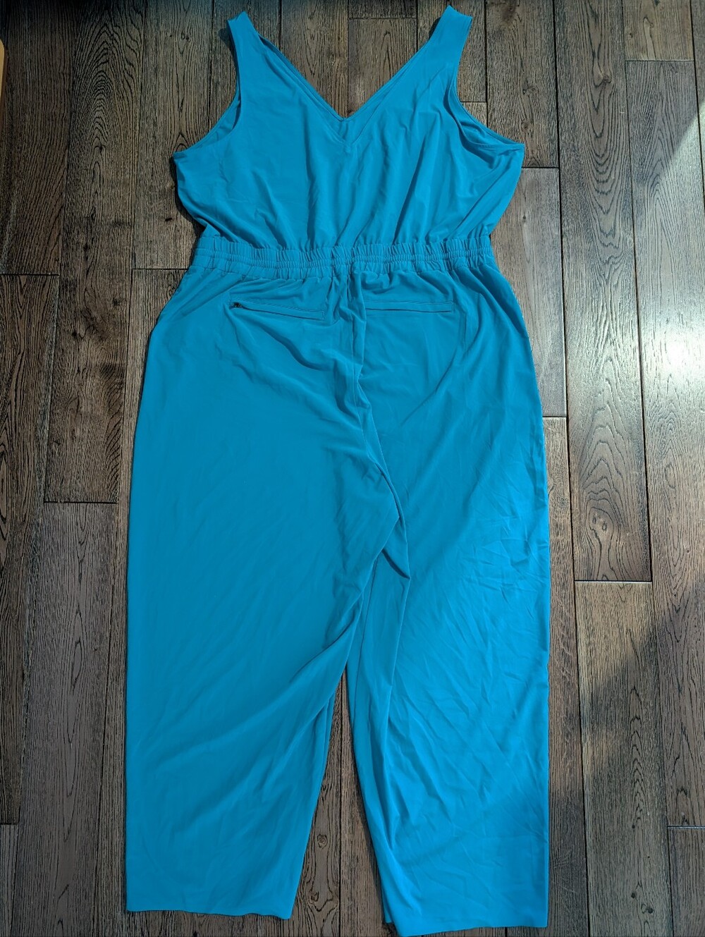 Like New! Athleta Avenue Jumpsuit, Teal - Picture 6 of 11